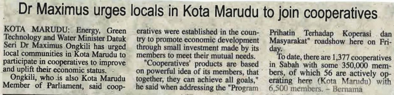 drmaximus-urges-locals-in-kota-marudu-to-join-cooperatives-nst