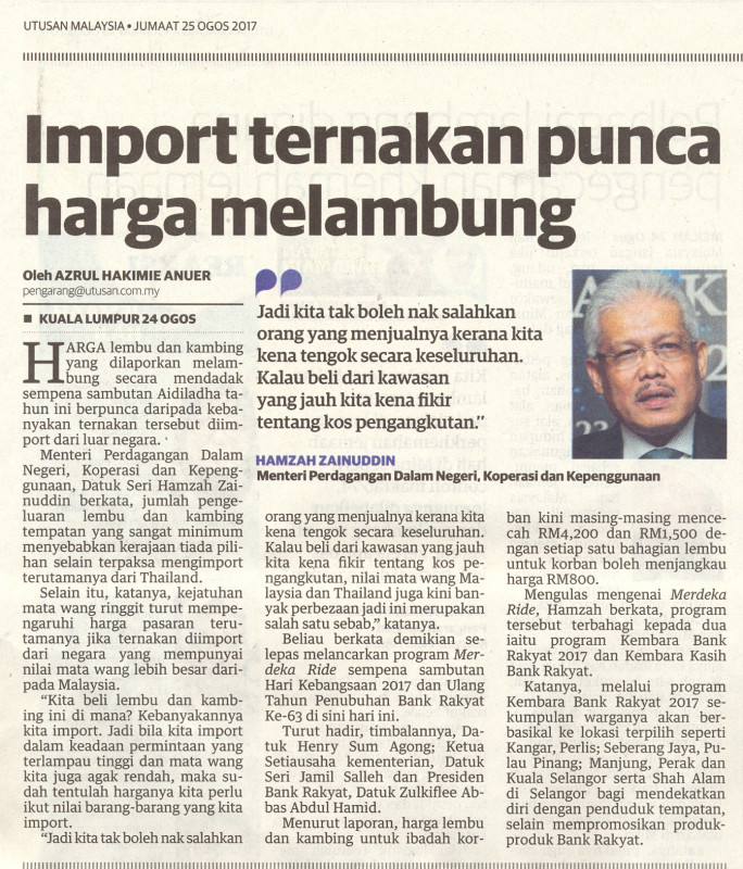 import-ternakan-punca-harga-melambung