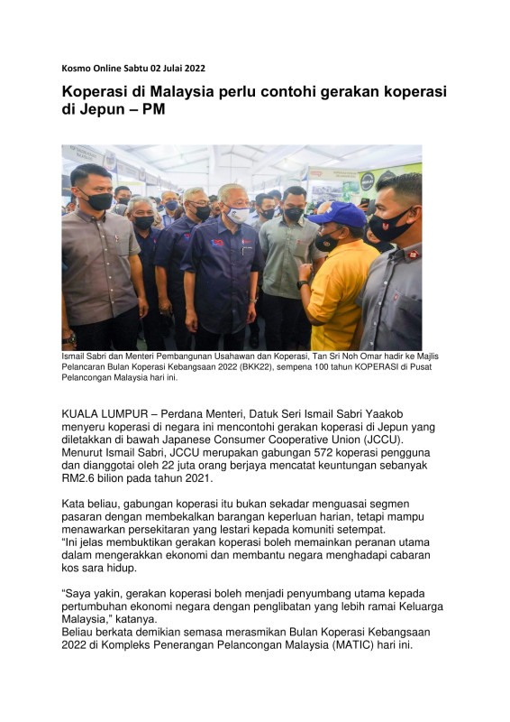 koperasi-di-malaysia-perlu-contohi-gerakan-koperasi-di-jepun--pm-kosmo-online-sabtu-02-julai-2022-1