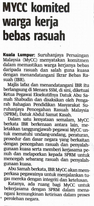 mycc-komited-warga-kerja-bebas-rasuah-bh