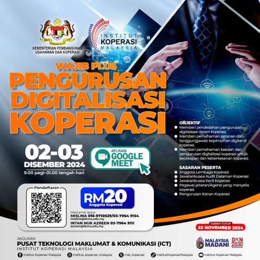 PENGURUSAN DIGITALISASI KOPERASI 02 03 DIS 2024